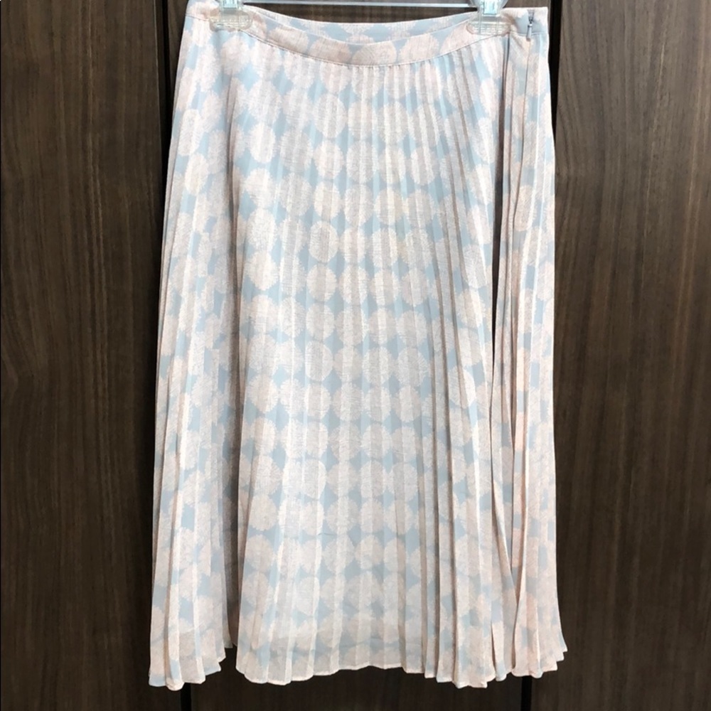 Nordstrom Halogen Pleated Midi Skirt